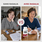 Avant et après une cure de grenade Rasalia