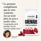 Témoignage d'une cliente sur les gélules de grenade Rasalia