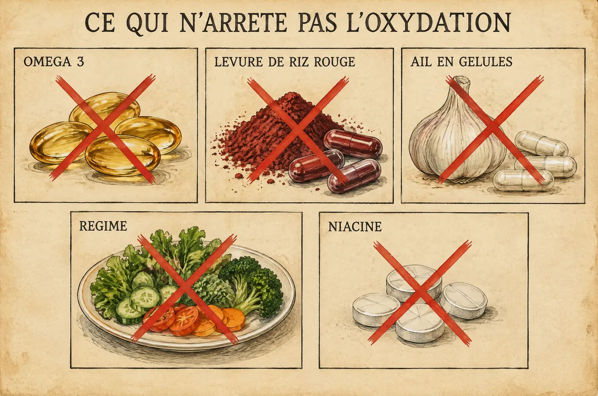 Planche : les solutions qui n'arrêtent pas l'oxydation